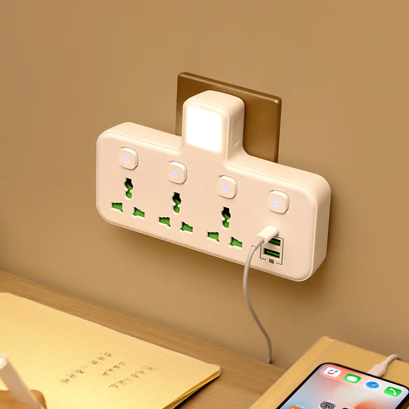 Universal  Plug AC Wall Outlet  Socket with USB Charger