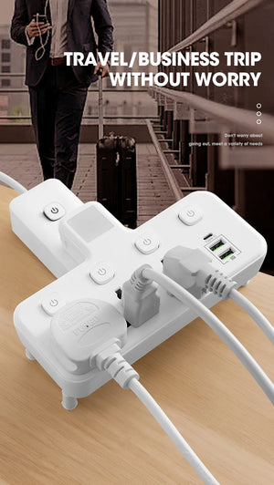 Universal  Plug AC Wall Outlet  Socket with USB Charger