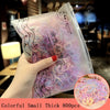 1000pcs/Pack Colorful Disposable Hair Rubber Bands