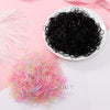 1000pcs/Pack Colorful Disposable Hair Rubber Bands