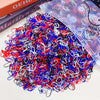 1000pcs/Pack Colorful Disposable Hair Rubber Bands