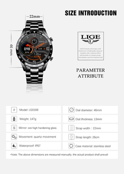 LIGE 2023 Smart Watch