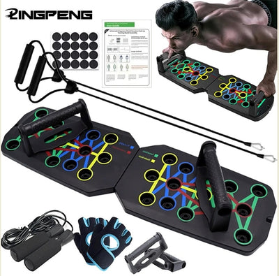 Foldable Multi-Functional Push-Up Board Set