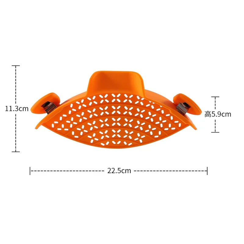 Silicone Clip-on Kitchen Strainer