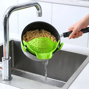 Silicone Clip-on Kitchen Strainer