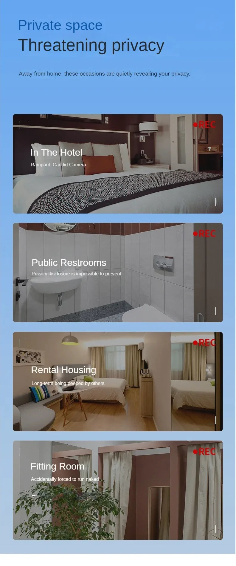 Hidden Cameras Detector