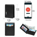 Men's Genuine Leather Wallet with Bluetooth Tracker – SMARTLB
