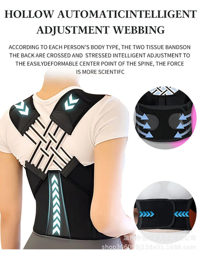 Adjustable Posture Back Support Strap