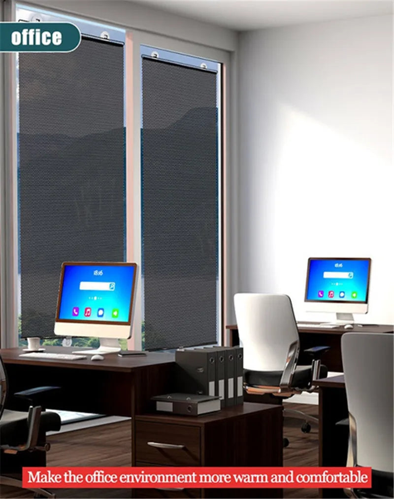 Retractable  Sunshade Curtains - Roller Blinds