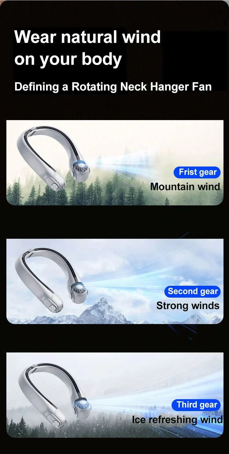 Wearable Neck and Facial Portable Air Conditioner