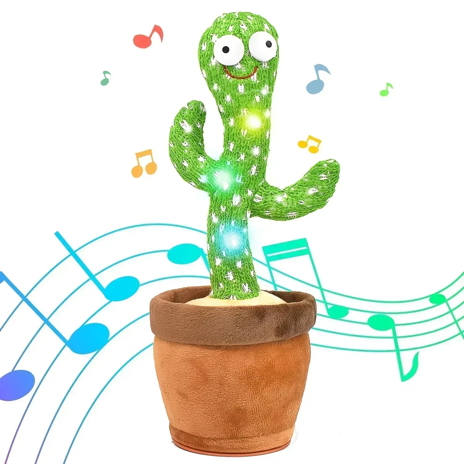Talking Cactus Toy with LED 120 English Songs
