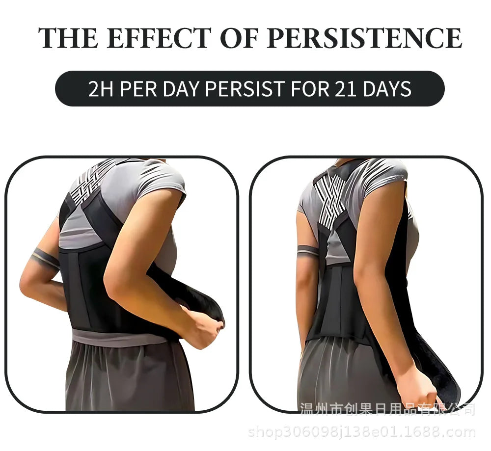 Adjustable Posture Back Support Strap
