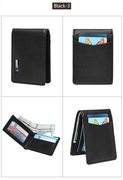 Smart Anti-lost  Tracker  Genuine Leather  Wallets