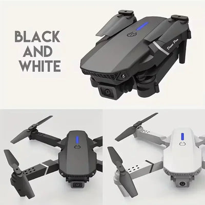 New E88 Pro RC Drone 4K Professional With 1080P Wide Angle Dual HD Camera