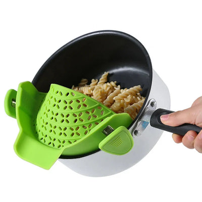 Silicone Clip-on Kitchen Strainer