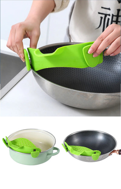 Silicone Clip-on Kitchen Strainer