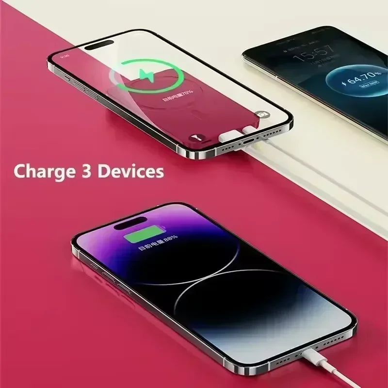 Wireless Magnetic Power Bank for Iphone Samsung