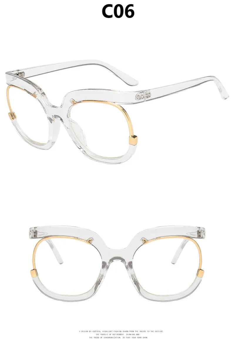 Anti-Blue Light Trend Round Eyeglasses