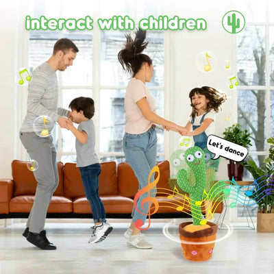 Talking Cactus Toy with LED 120 English Songs