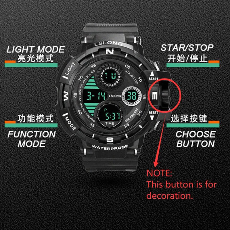 Military Digital Watch