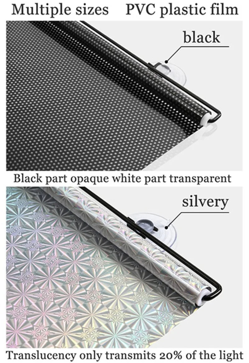 Retractable  Sunshade Curtains - Roller Blinds