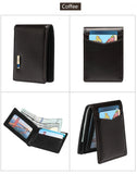 Men's Genuine Leather Wallet with Bluetooth Tracker – SMARTLB