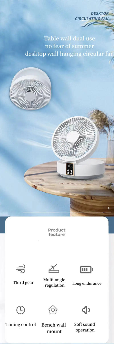 Portable Rechargeable Fan