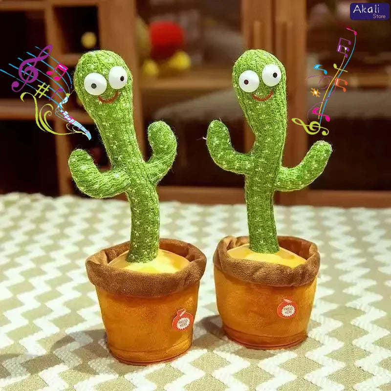 Talking Cactus Toy with LED 120 English Songs