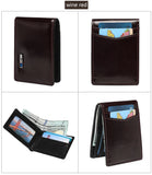 Men's Genuine Leather Wallet with Bluetooth Tracker – SMARTLB