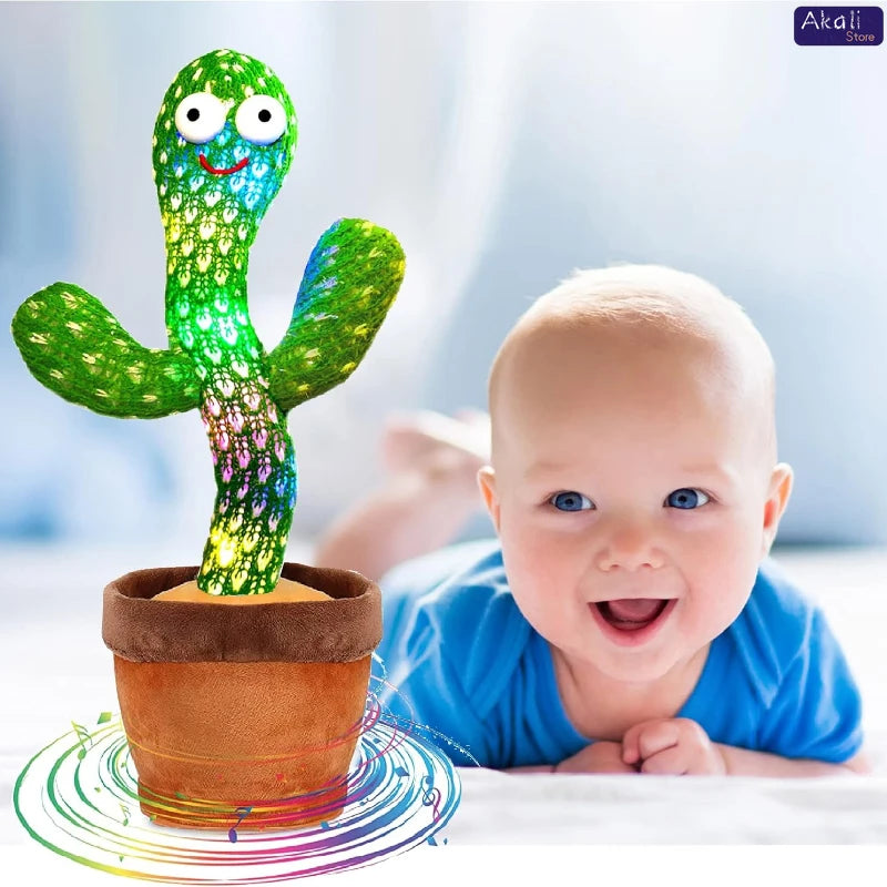 Talking Cactus Toy with LED 120 English Songs
