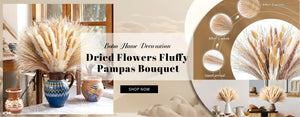 Natural Dried Flowers Pampas Floral - Home Decoration