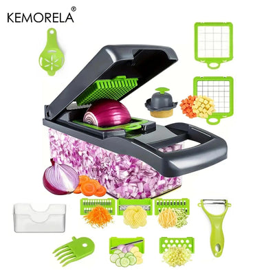 14/16 in 1 Multifunctional Vegetable Chopper - Slicer Dicer Cut