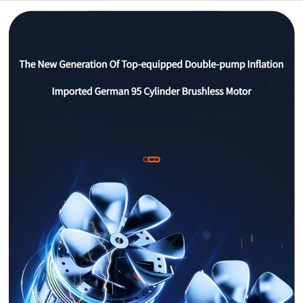 Wireless Car Air Compressor - Tyre Inflator Pump