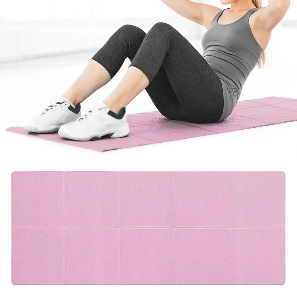 4MM EVA Anti-Slip Yoga Mat – Lightweight Fitness Exercise Mat
