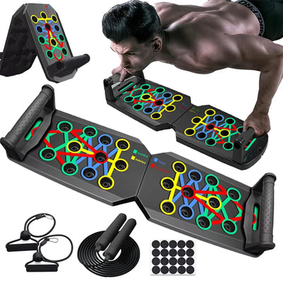 Foldable Multi Functional Push-up Board Set