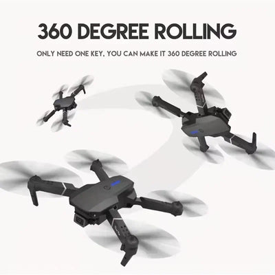 New E88 Pro RC Drone 4K Professional With 1080P Wide Angle Dual HD Camera