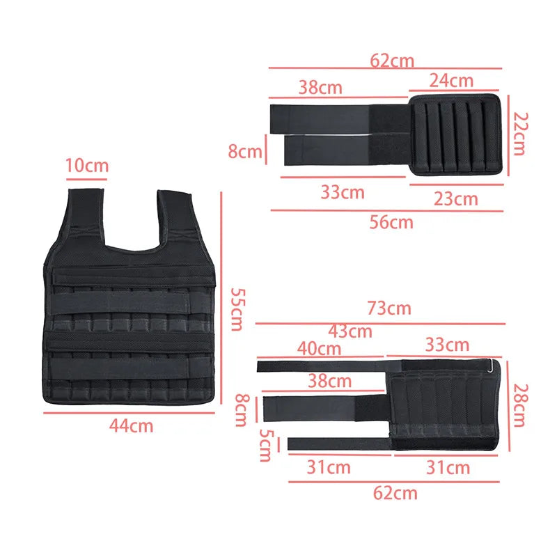 Adjustable Weight Sports Vest