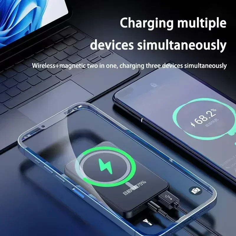 Wireless Magnetic Power Bank for Iphone Samsung