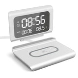 3-in-1 Wireless Phone Charger with Alarm Clock & LED Display