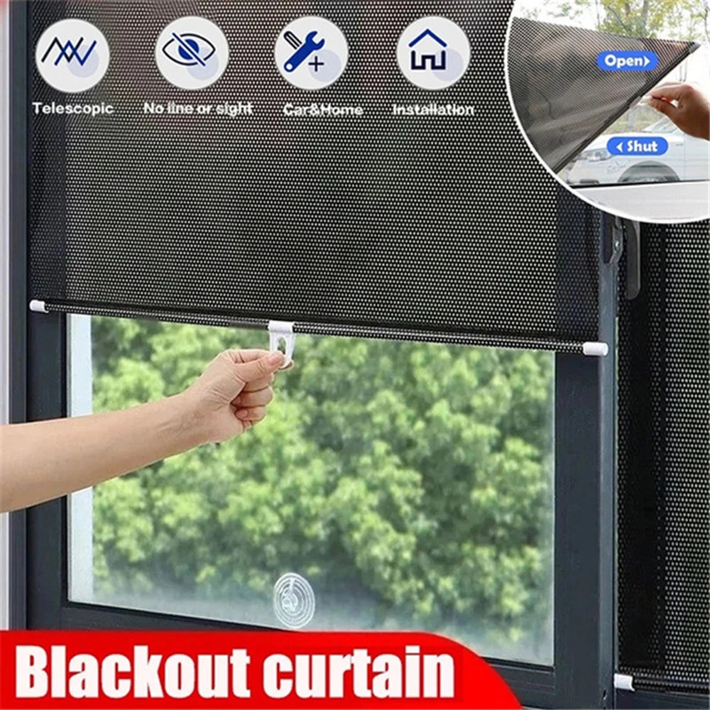 Retractable  Sunshade Curtains - Roller Blinds