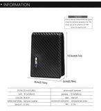 Men's Genuine Leather Wallet with Bluetooth Tracker – SMARTLB