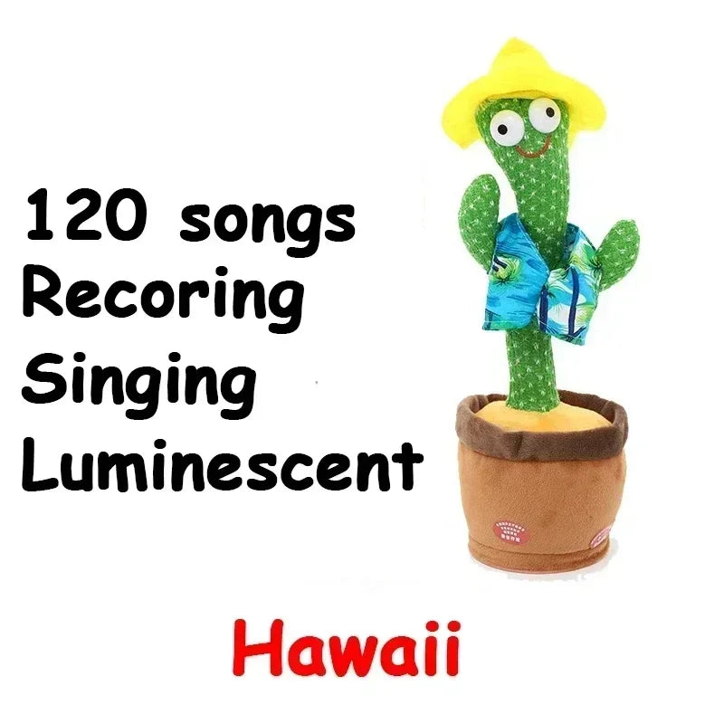 Talking Cactus Toy with LED 120 English Songs