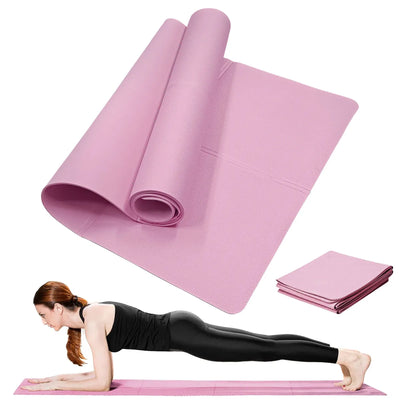 4MM EVA Anti-Slip Yoga Mat – Lightweight Fitness Exercise Mat
