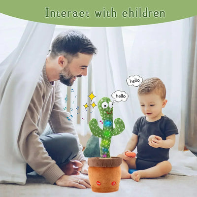Talking Cactus Toy with LED 120 English Songs