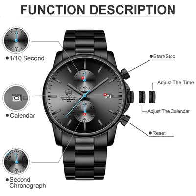 CHEETAH Watch Top Brand Male Business Quartz Wristwatch