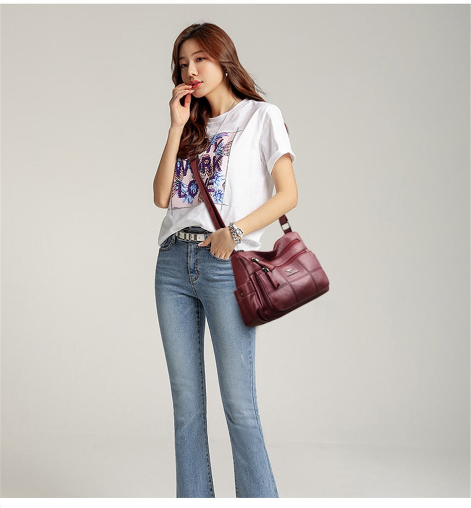 Genuine Brand Leather Luxury Handbags