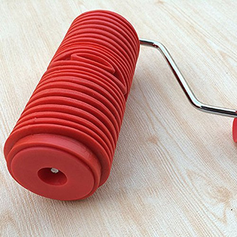 Imitation Wood Pattern Painting Rubber Roller Coating Emboss