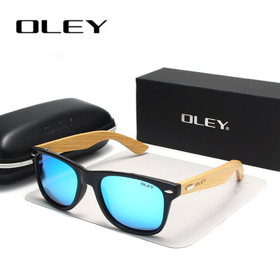 OLEY  Brand Bamboo Polarized Sunglasses