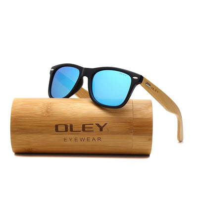 OLEY  Brand Bamboo Polarized Sunglasses