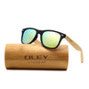 OLEY  Brand Bamboo Polarized Sunglasses